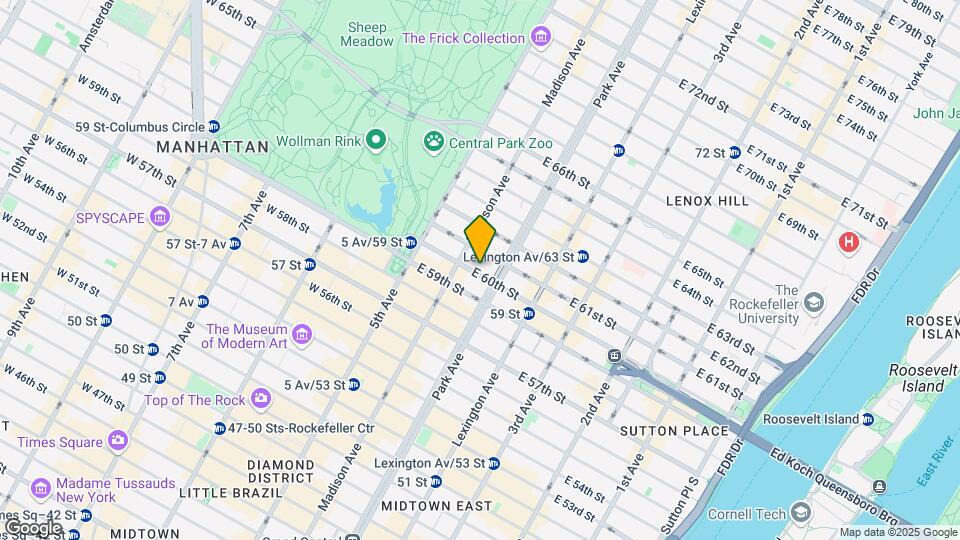 520 Park Ave Mapa y Detalles de la Ubicación