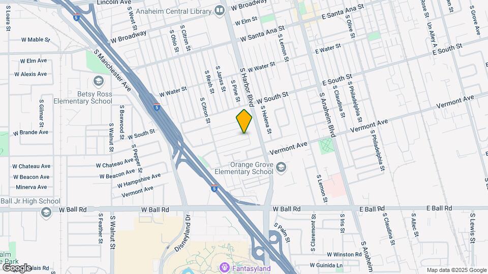 609 W Bellevue Dr Map and Location Details