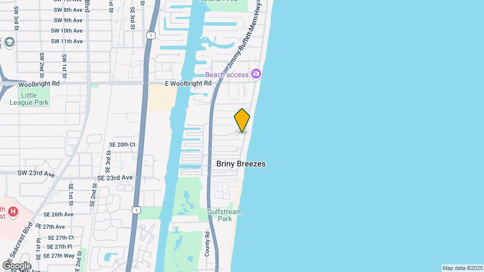 5111 N Ocean Blvd Map and Location Details