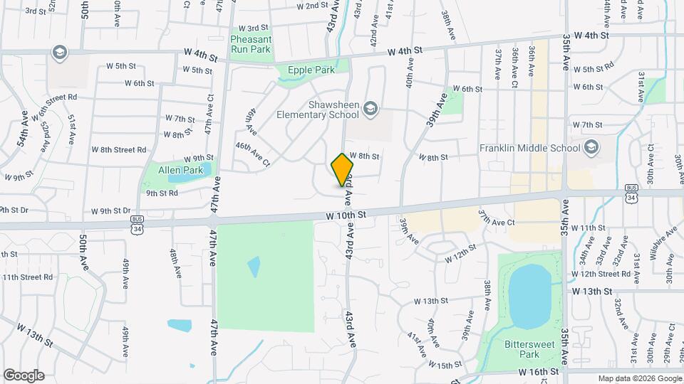 4303 9th St Rd Mapa y Detalles de la Ubicación