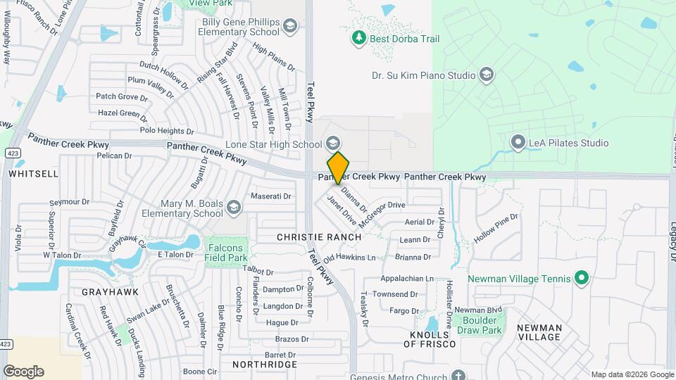 13261 Dianna Dr Map and Location Details