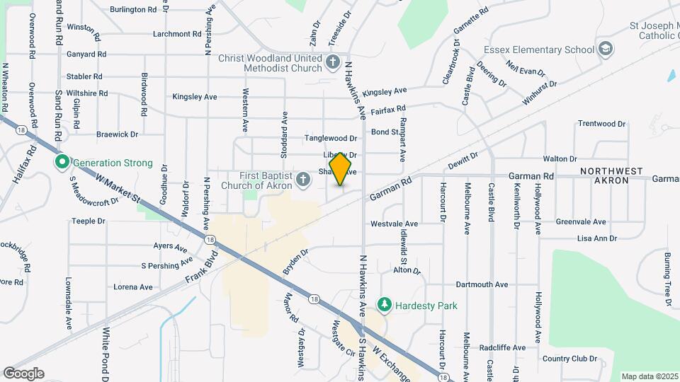 1595 Garman Road Map and Location Details