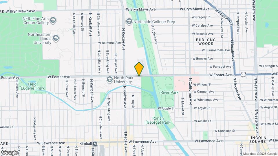 5152 N Albany Ave, Unit 2nd floor Map and Location Details