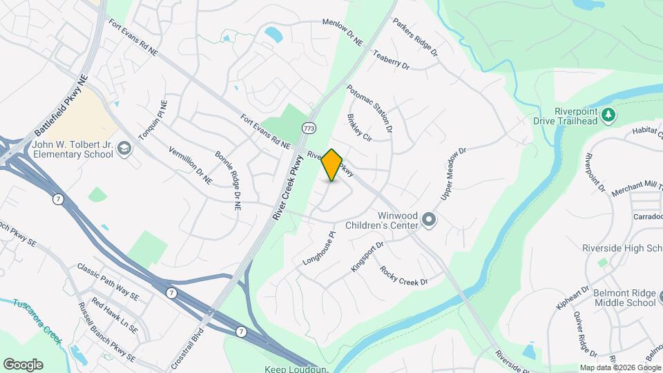 18818 Silverwood Terrace Map and Location Details