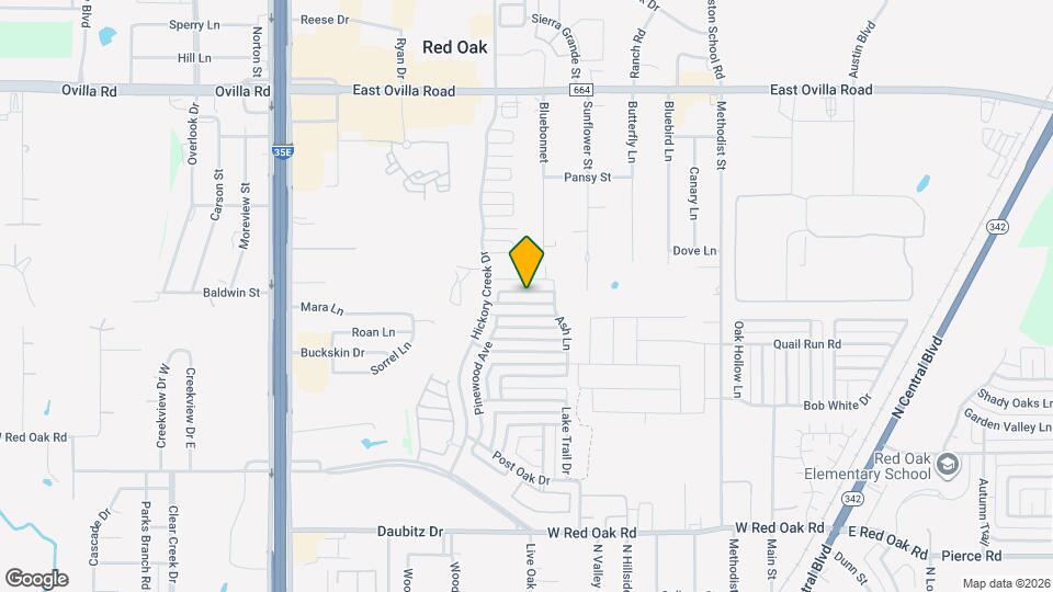 712 Locustberry Dr Map and Location Details