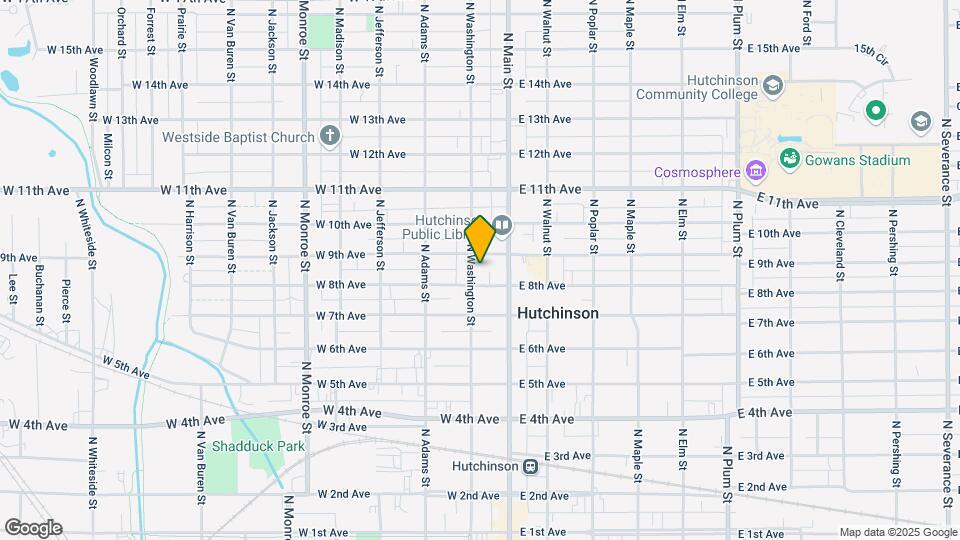 812 N Washington St Mapa y Detalles de la Ubicación