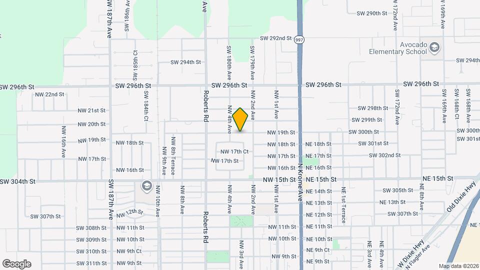 308 NW 19th St Mapa y Detalles de la Ubicación