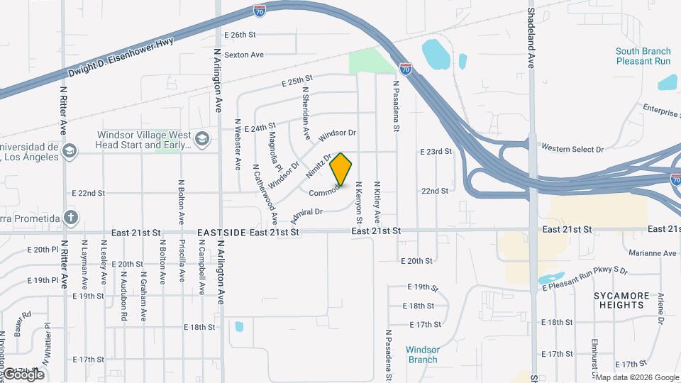 6213 Commodore Dr Map and Location Details