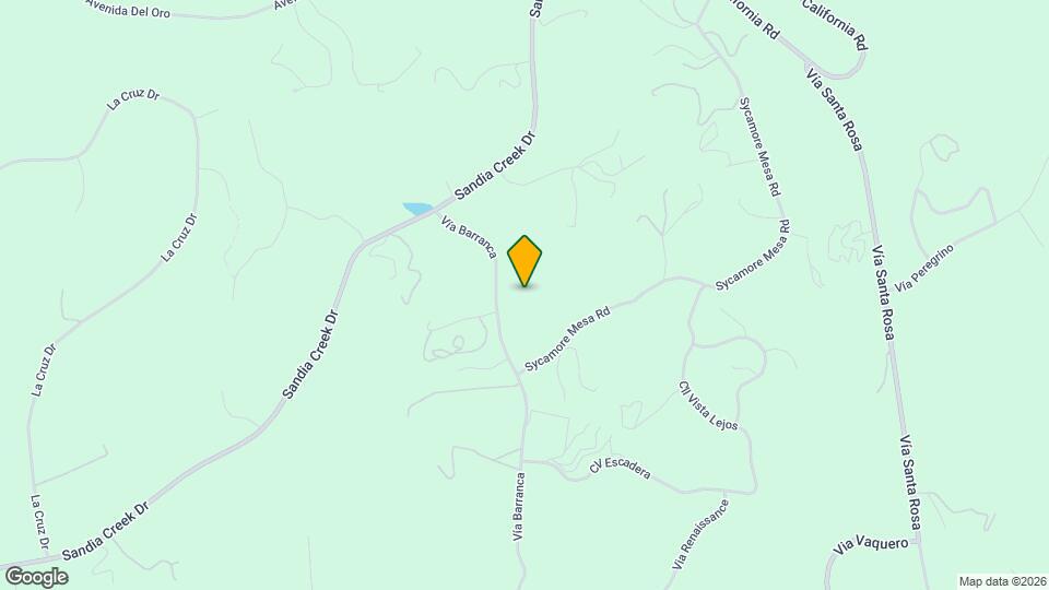 44310 Vía Barranca Map and Location Details