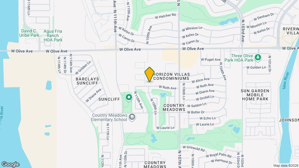 10856 W Ruth Ave Map and Location Details