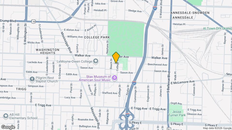 1057 College St Map and Location Details