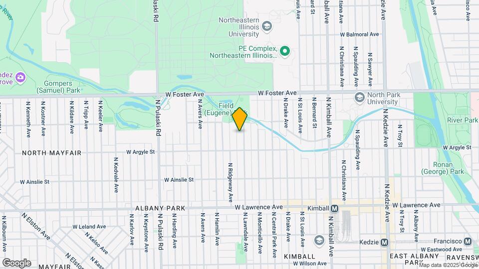 5034 N Lawndale Ave Map and Location Details