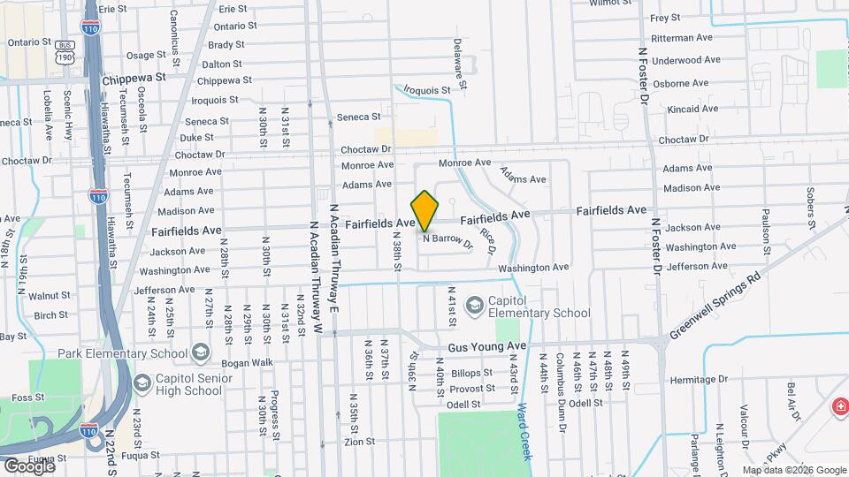 3906 N Barrow Dr Map and Location Details