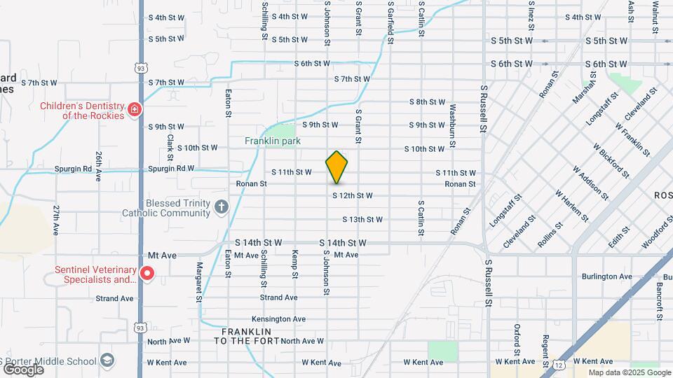 1946 S 12th St W Map and Location Details