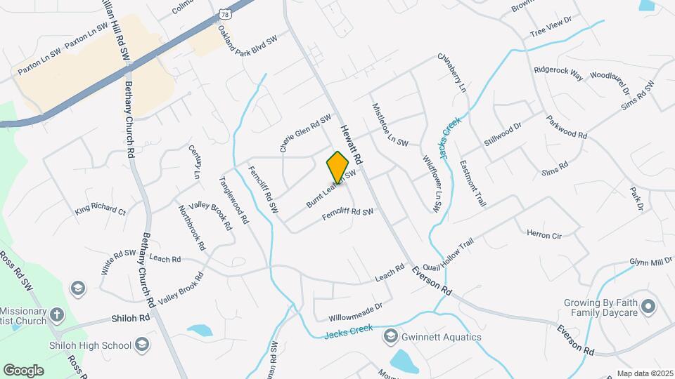 3798 Burnt Leaf Ln SW Map and Location Details