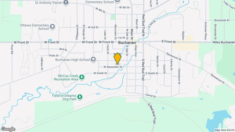 114 W Alexander St Map and Location Details