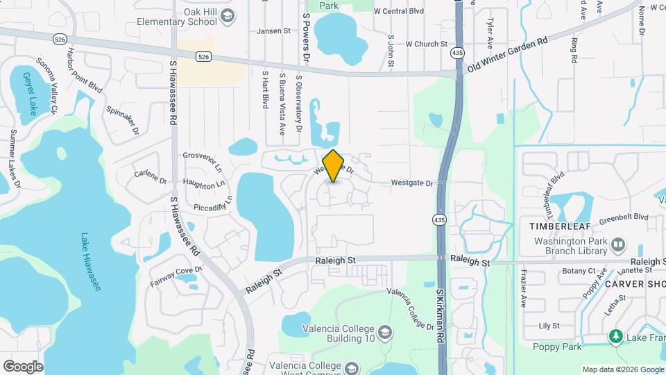 6124 Westgate Dr Map and Location Details