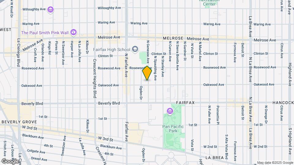 409 N Genesee Ave Mapa y Detalles de la Ubicación