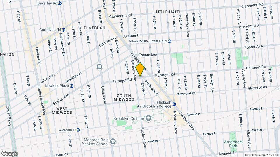 600 E 26th St Map and Location Details