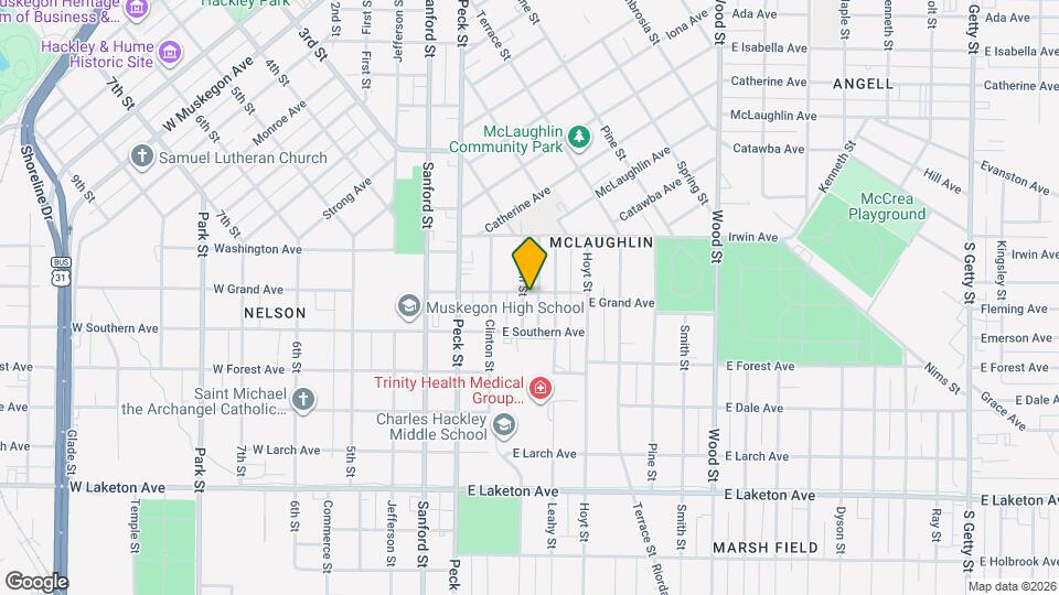 111 E Grand Ave, Unit 1 Map and Location Details