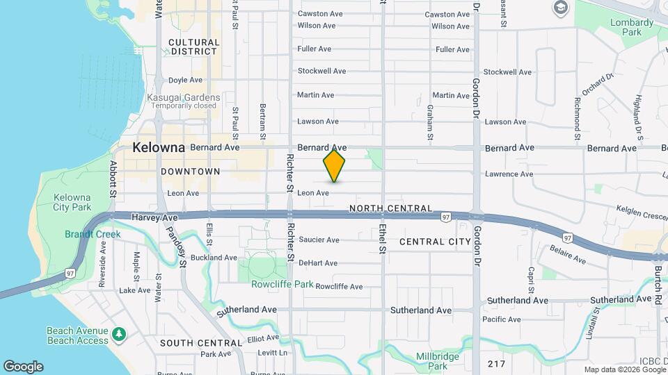 804 Leon Ave Map and Location Details