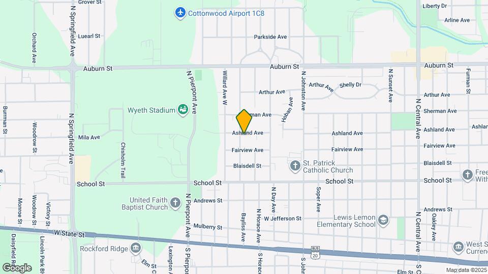 721 N Greenview Ave Map and Location Details