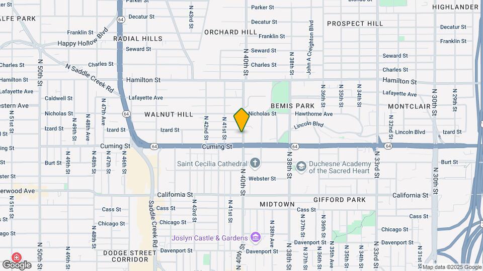 914 N 40th St Map and Location Details