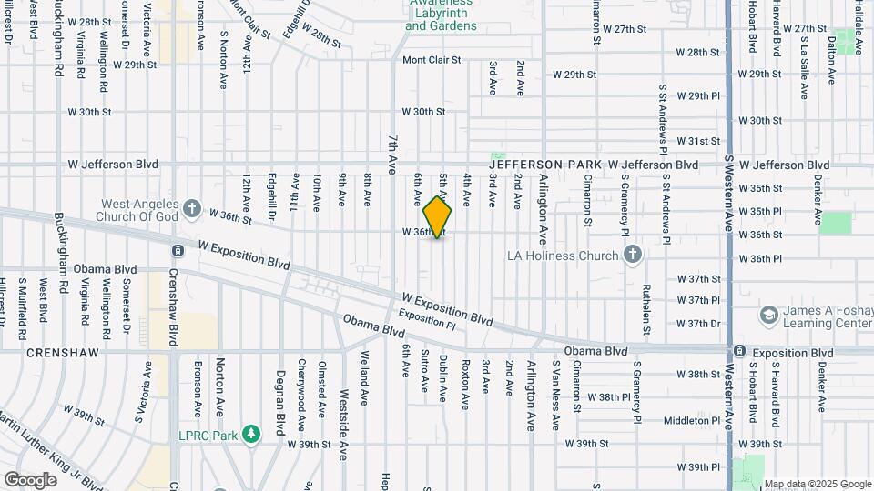 3613 5th Ave Map and Location Details