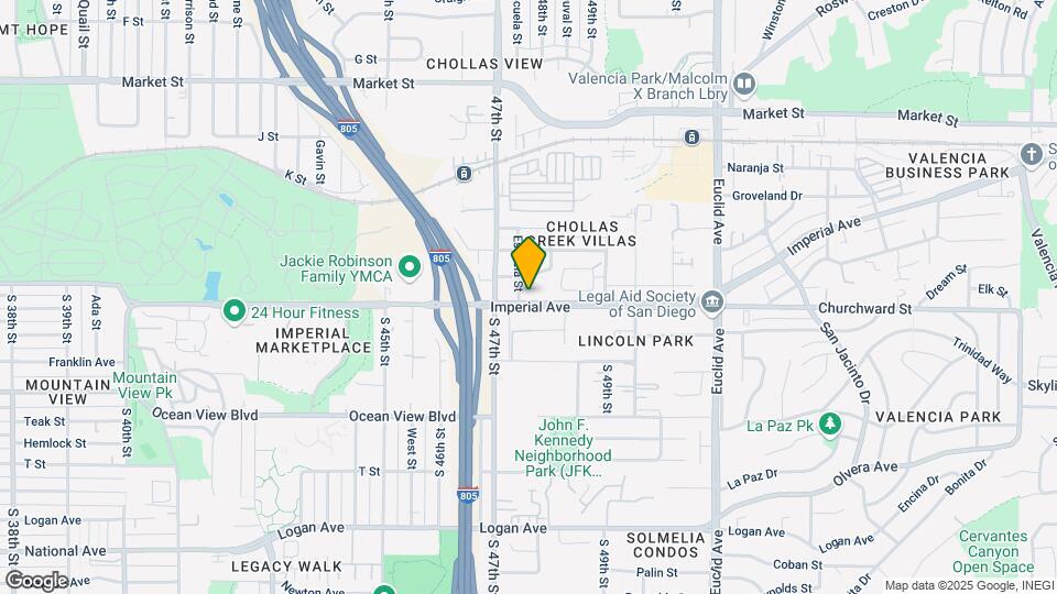 4758 Imperial Ave Mapa y Detalles de la Ubicación