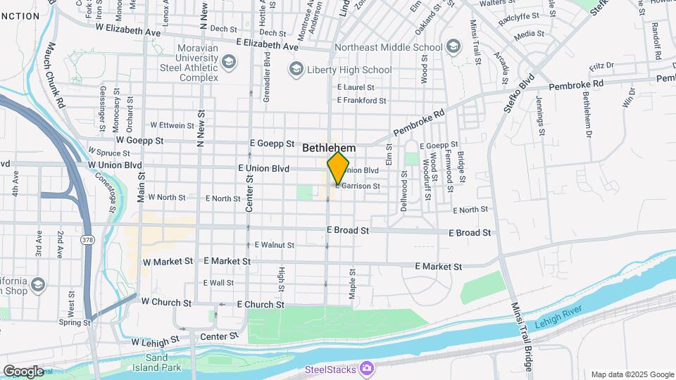 312 E Garrison St Map and Location Details