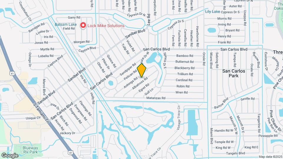 8157 Albatross Rd Map and Location Details