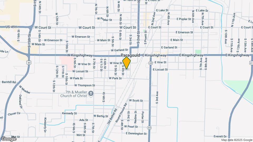 308 W Locust St Map and Location Details