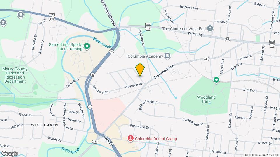 119 Westover Dr Map and Location Details