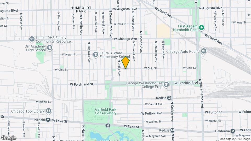 546 N Saint Louis Ave, Unit 2 Mapa y Detalles de la Ubicación
