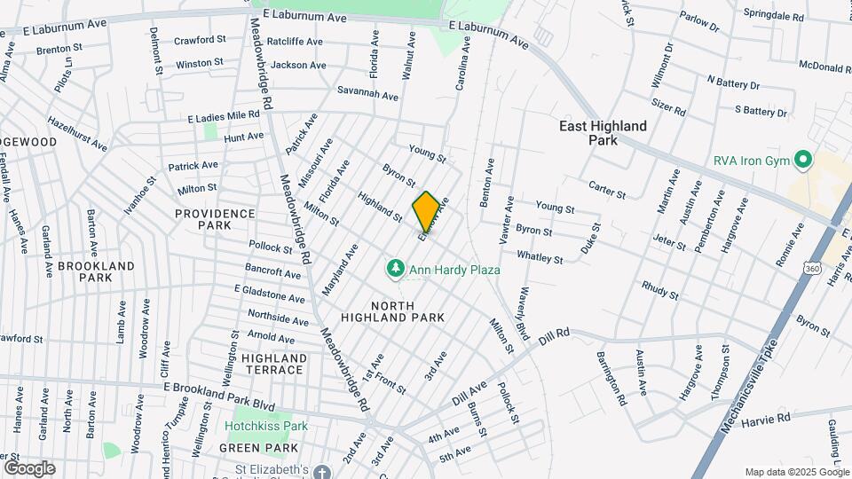 3423 Enslow Ave Map and Location Details