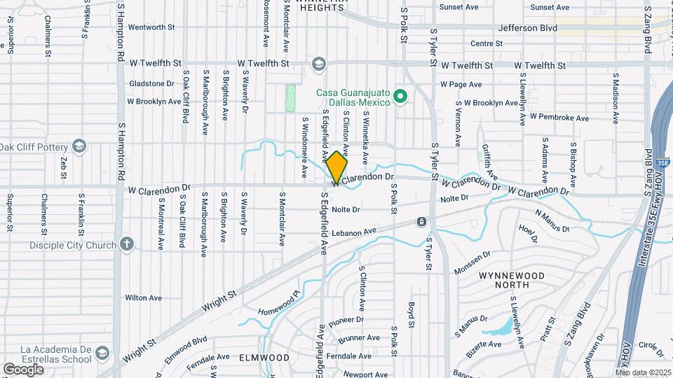 1312 W Clarendon Dr Map and Location Details