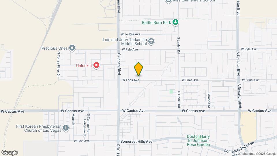 5908 W Frias Ave Map and Location Details