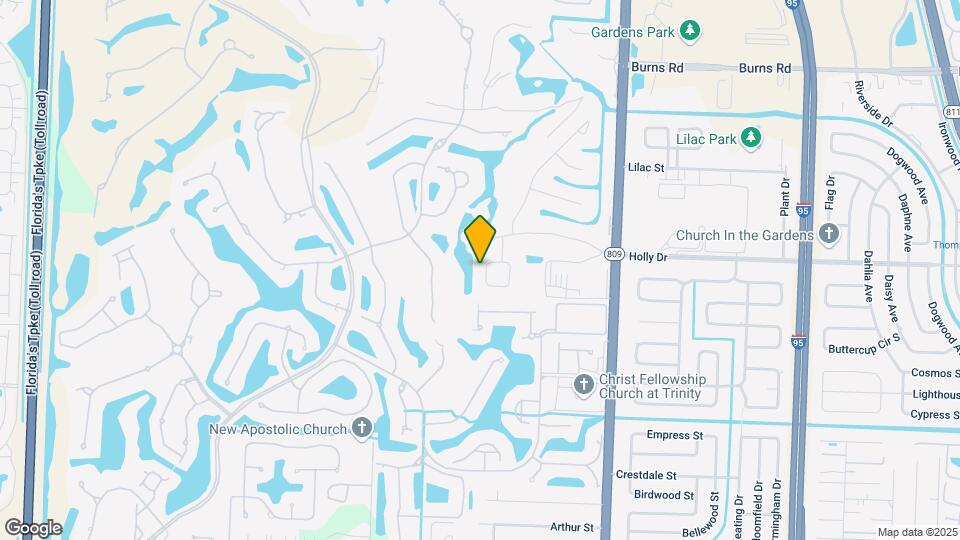 9010 Gardens Glen Cir Map and Location Details