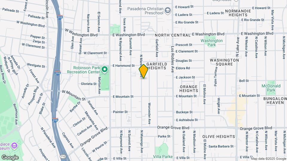 1022 N Marengo Ave Map and Location Details