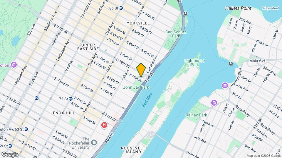 535-539 E 78th St Mapa y Detalles de la Ubicación