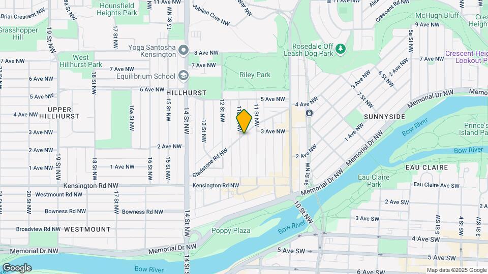 1211 Gladstone Rd NW Map and Location Details