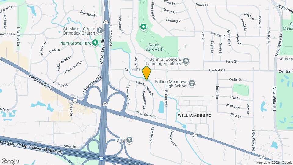 3316 Brookmeade Dr Map and Location Details