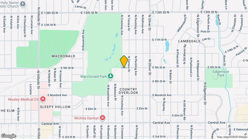 956 N Crestway Ave Map and Location Details