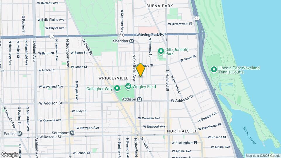 3718 N Wilton Ave Map and Location Details