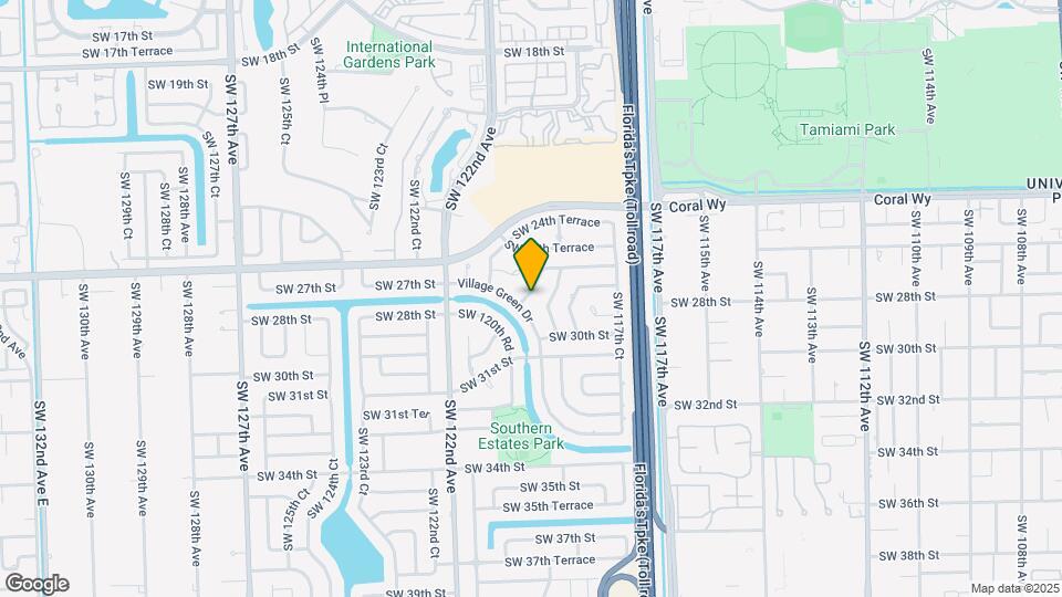 2715 SW 119th Ct Map and Location Details