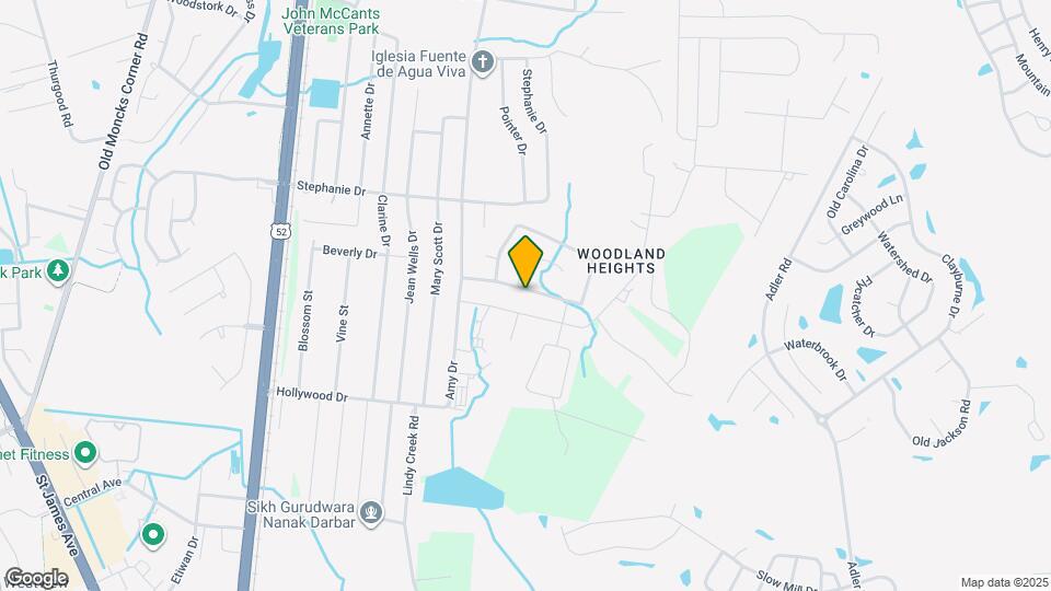 203 Water Oak Dr Map and Location Details