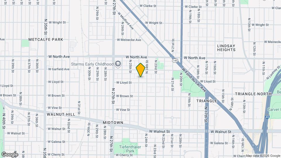 2118 N 24th Pl Map and Location Details