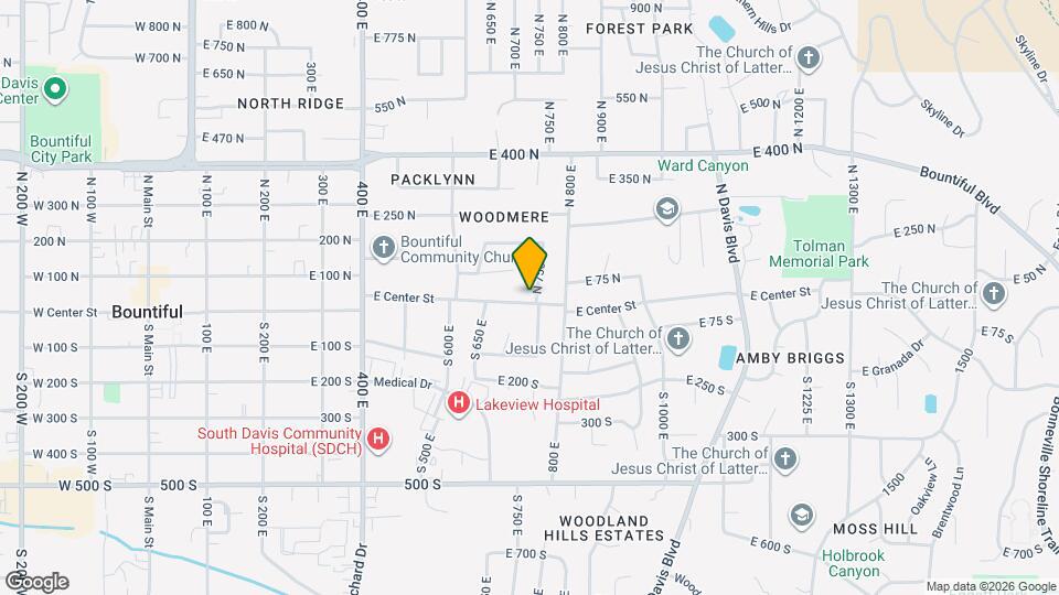 741 E Center St Mapa y Detalles de la Ubicación