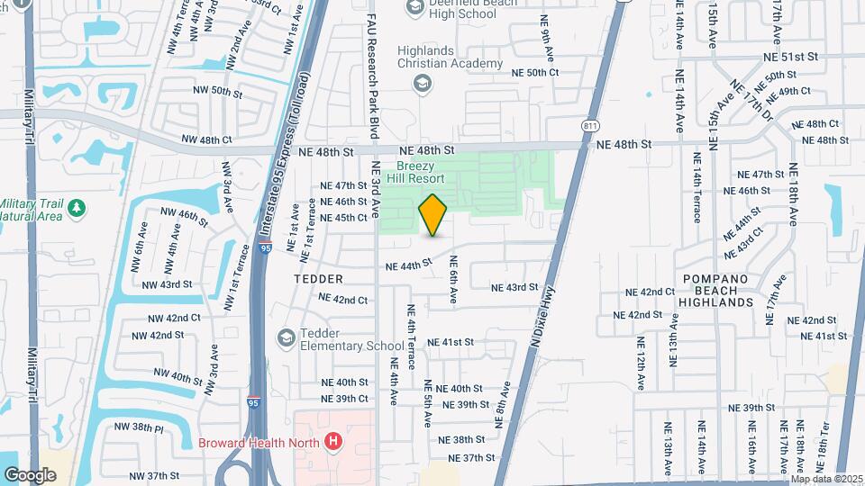 520 NE 45th St Map and Location Details