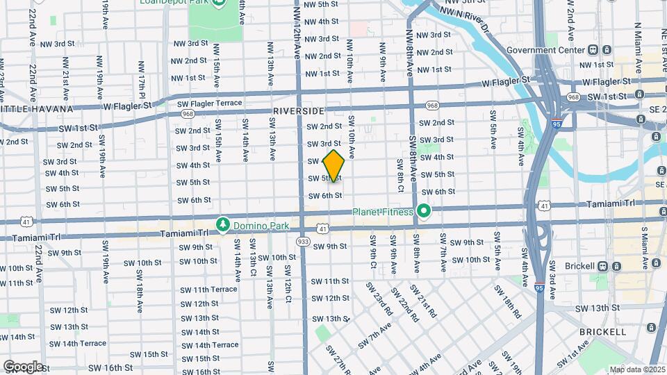 525 SW 11th Ave Map and Location Details